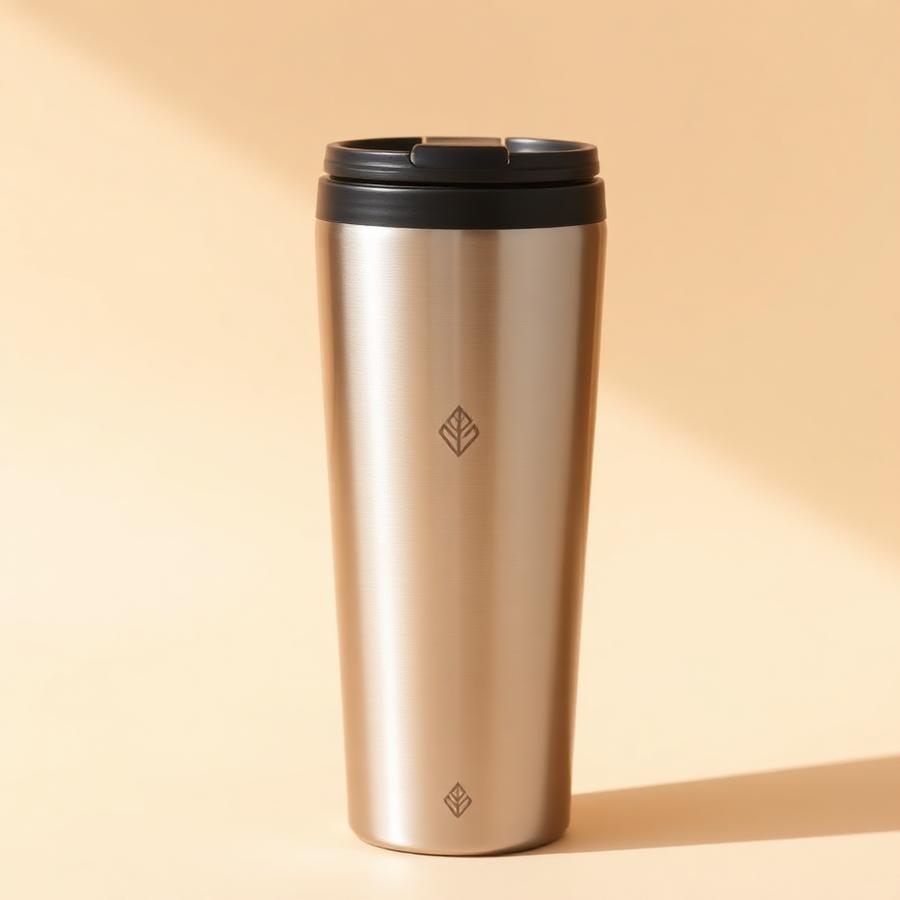 Mug isotherme inox personnalisable avec logo d'entreprise